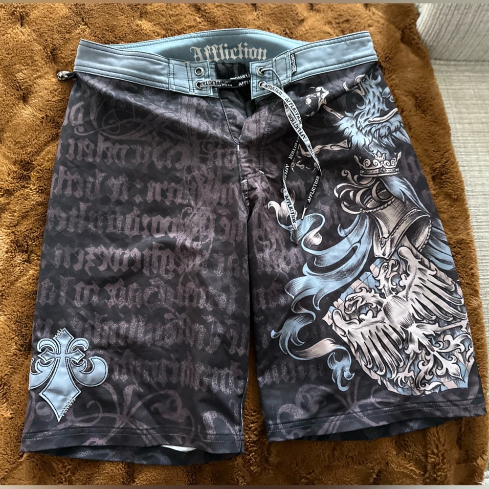 Affliction swim/shorts